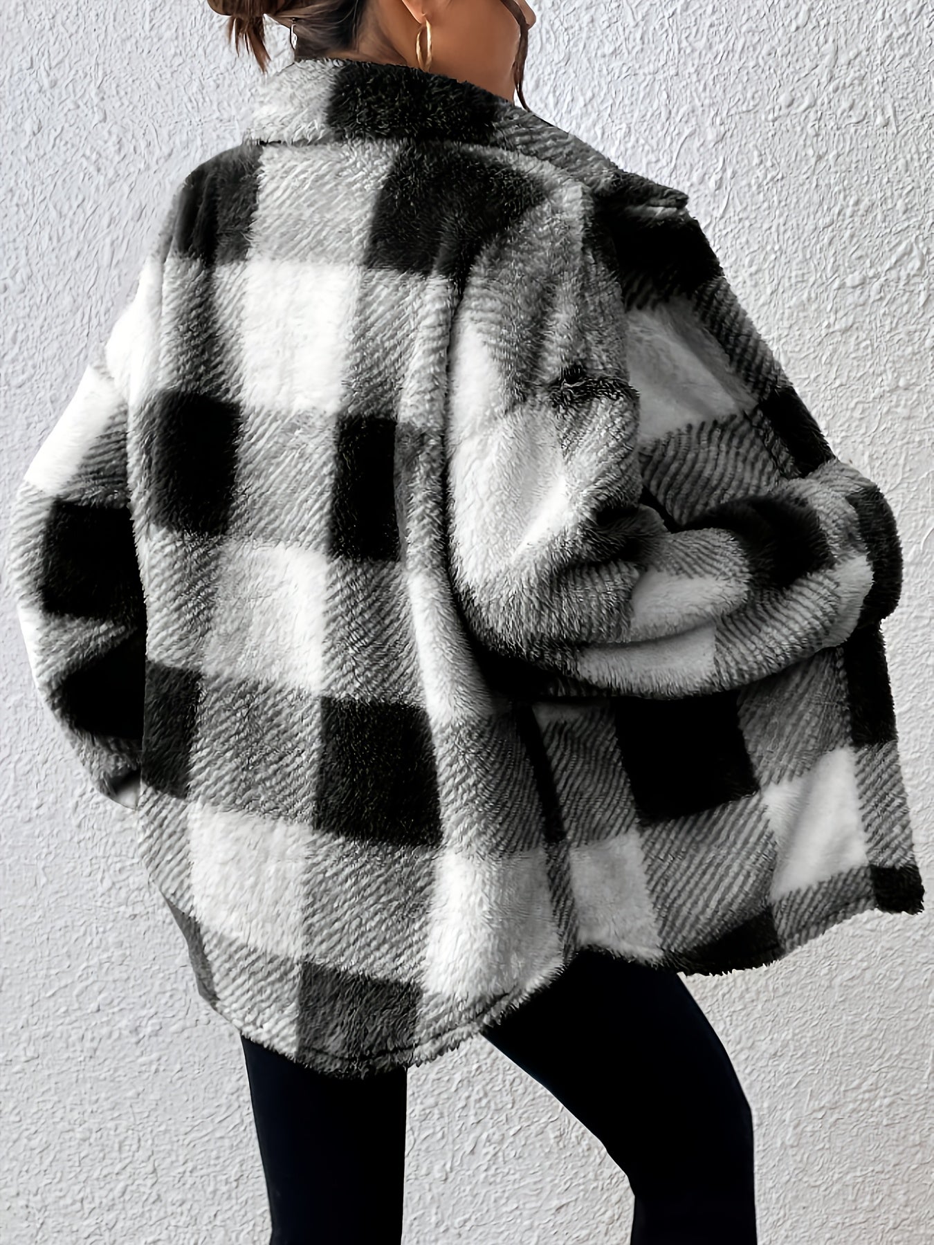 Luna - Soft Plaid Jacket