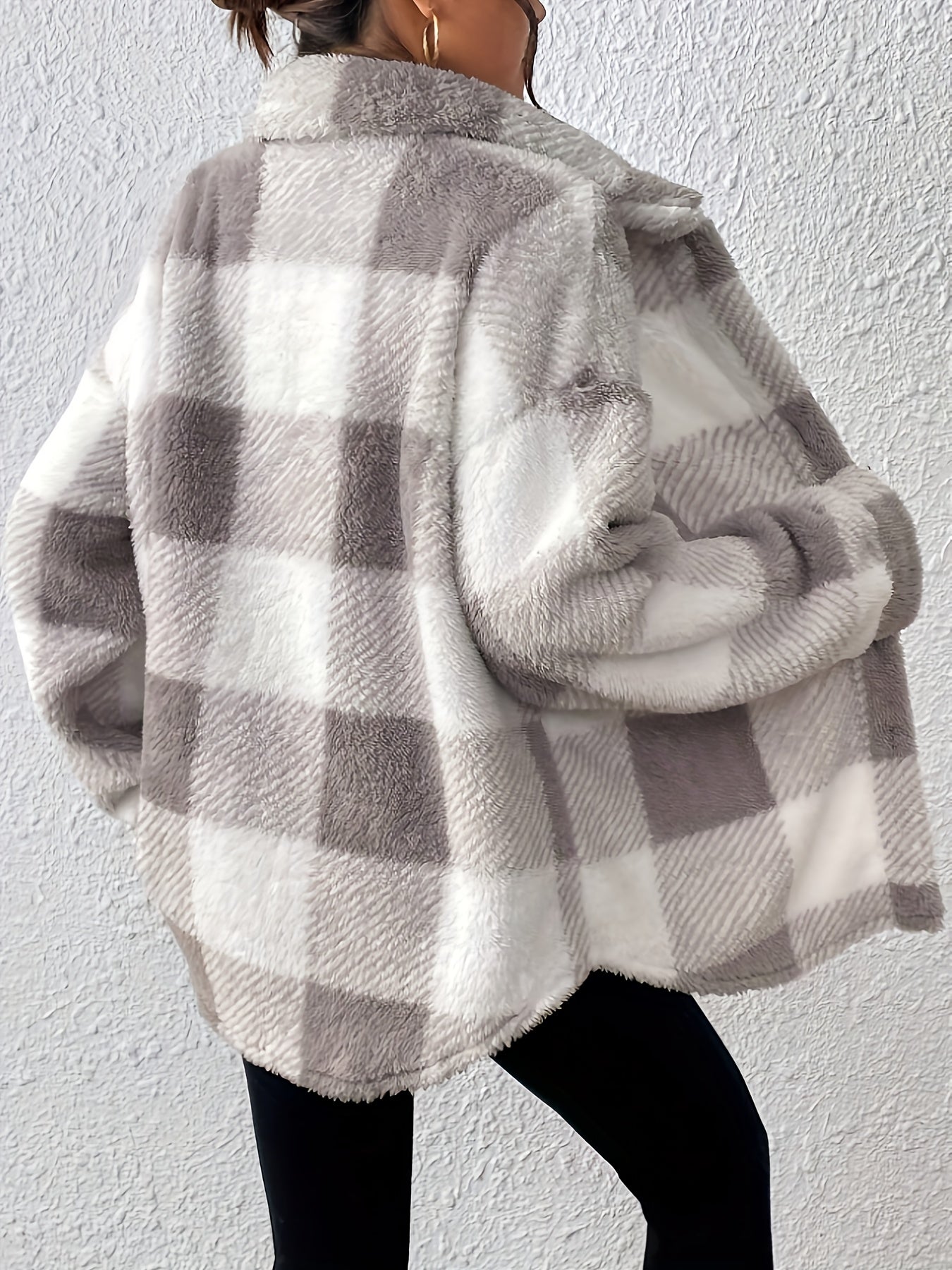 Luna - Soft Plaid Jacket